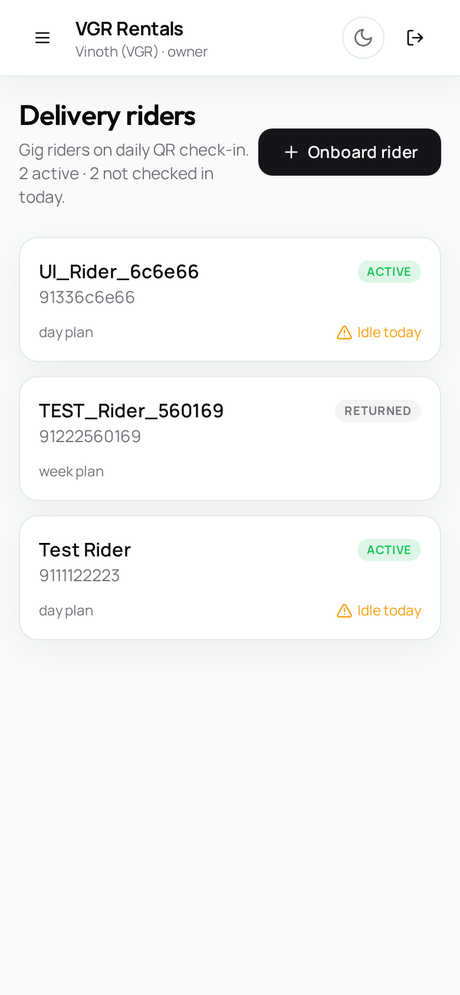 Delivery Rider Vertical mobile