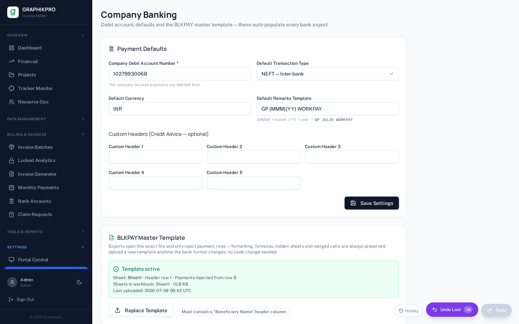 Company Banking