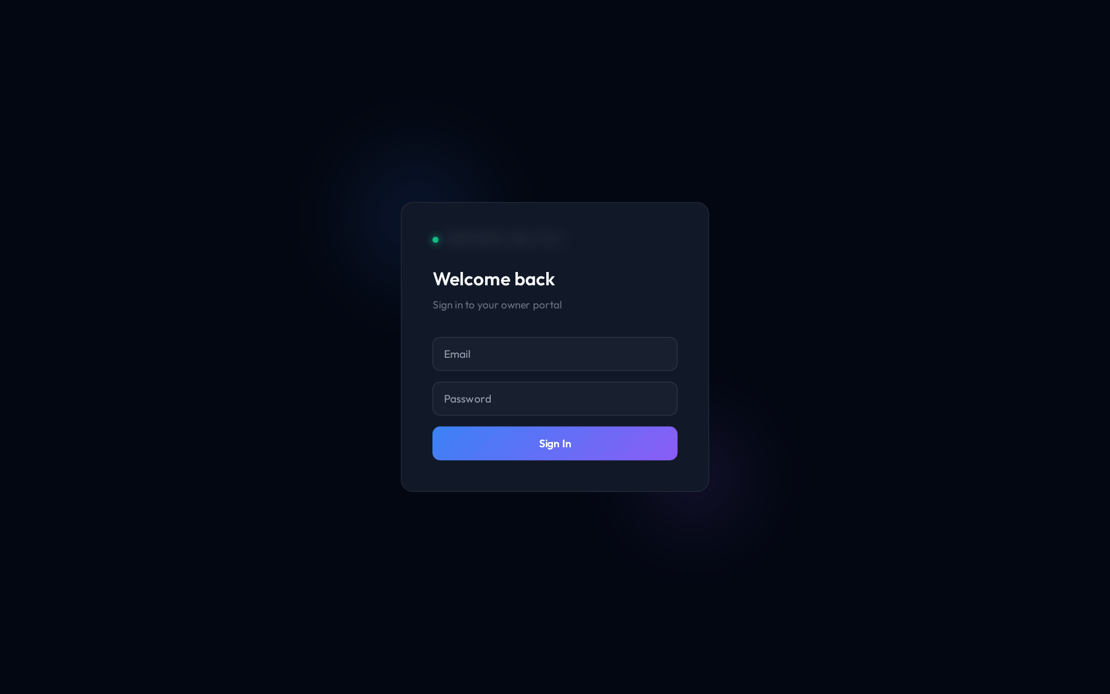 Owner Dashboard
